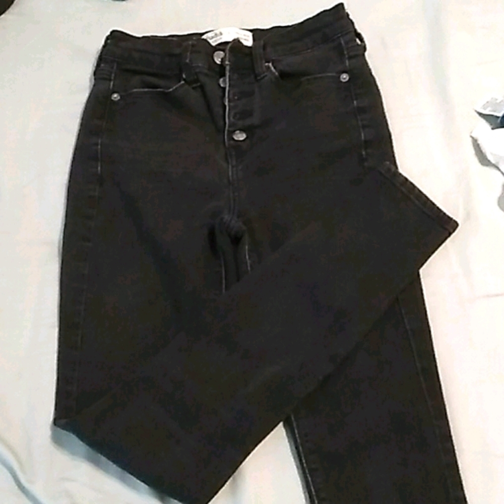 Black jeggings
